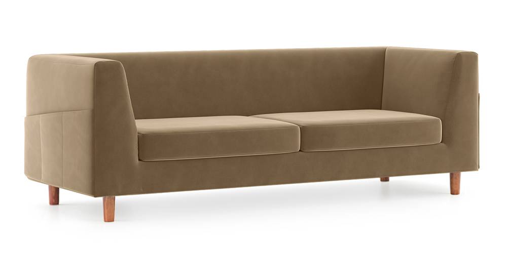 Rubik Sofa (Fawn Velvet)